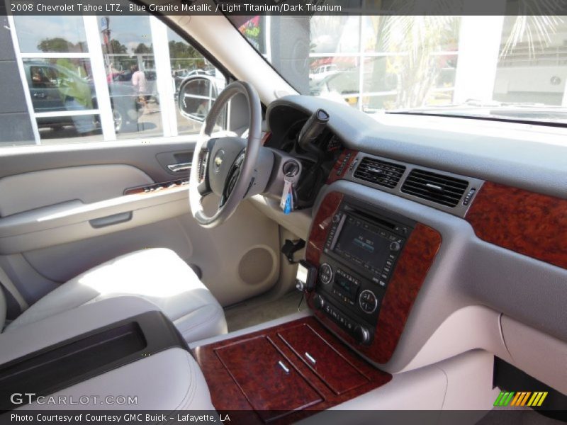 Blue Granite Metallic / Light Titanium/Dark Titanium 2008 Chevrolet Tahoe LTZ