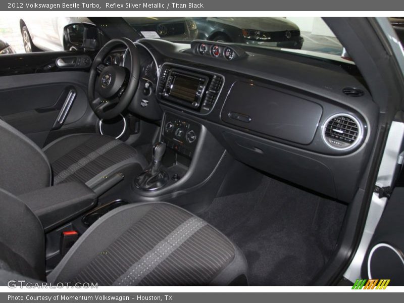 Reflex Silver Metallic / Titan Black 2012 Volkswagen Beetle Turbo