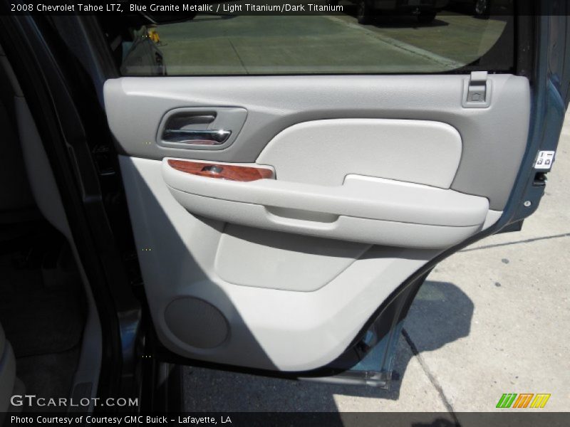 Blue Granite Metallic / Light Titanium/Dark Titanium 2008 Chevrolet Tahoe LTZ