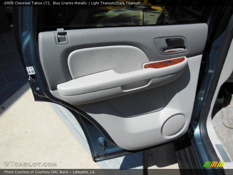 Blue Granite Metallic / Light Titanium/Dark Titanium 2008 Chevrolet Tahoe LTZ