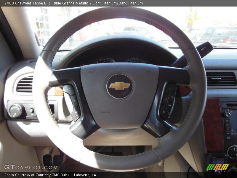 Blue Granite Metallic / Light Titanium/Dark Titanium 2008 Chevrolet Tahoe LTZ