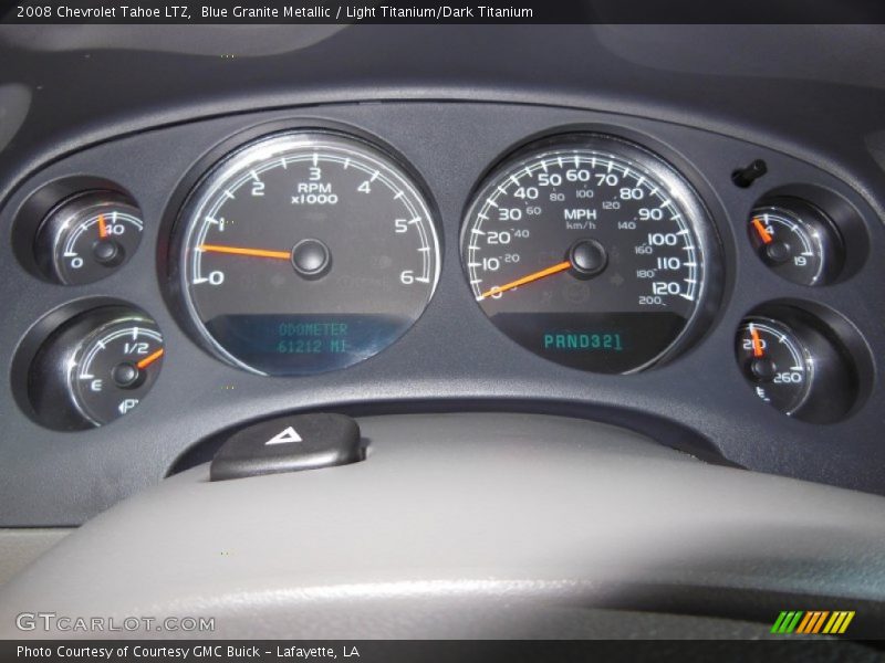 Blue Granite Metallic / Light Titanium/Dark Titanium 2008 Chevrolet Tahoe LTZ