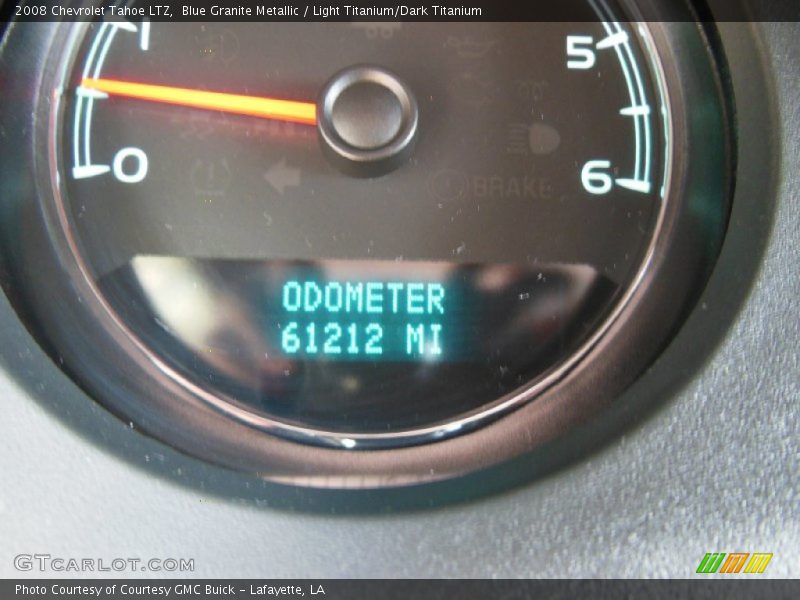 Blue Granite Metallic / Light Titanium/Dark Titanium 2008 Chevrolet Tahoe LTZ