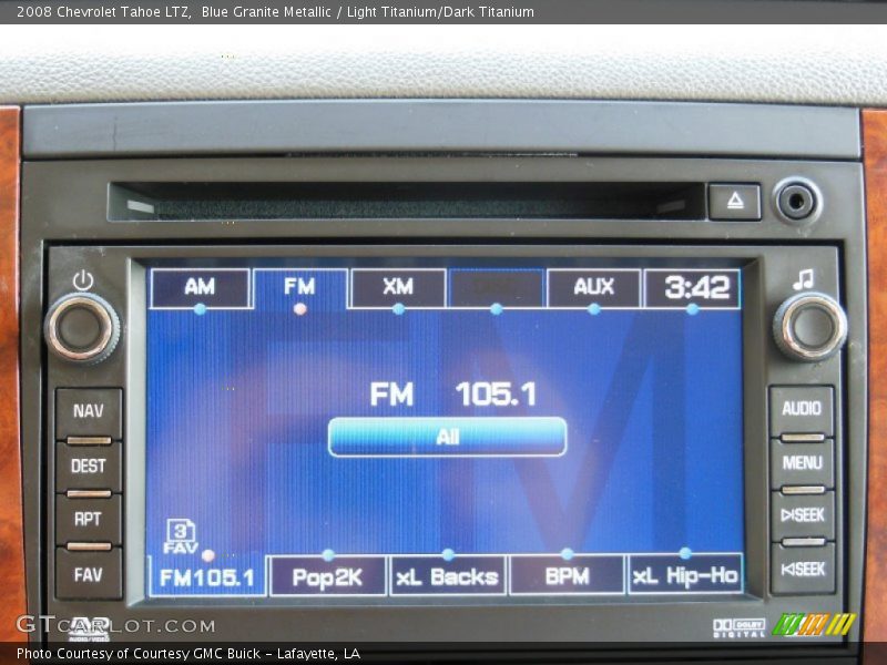 Blue Granite Metallic / Light Titanium/Dark Titanium 2008 Chevrolet Tahoe LTZ
