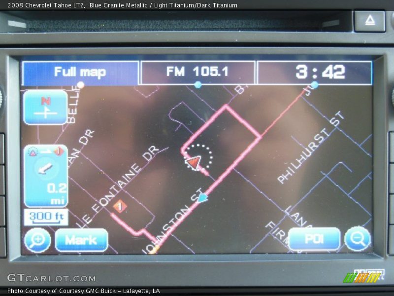 Blue Granite Metallic / Light Titanium/Dark Titanium 2008 Chevrolet Tahoe LTZ