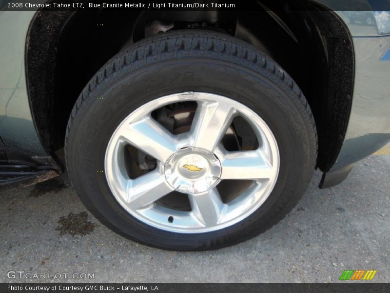 Blue Granite Metallic / Light Titanium/Dark Titanium 2008 Chevrolet Tahoe LTZ