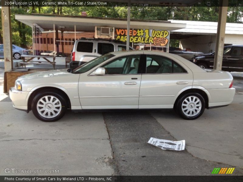 Ceramic White Tri-Coat / Shale/Dove 2004 Lincoln LS V6