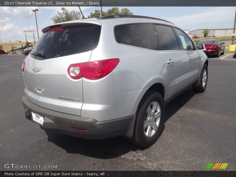 Silver Ice Metallic / Ebony 2010 Chevrolet Traverse LT