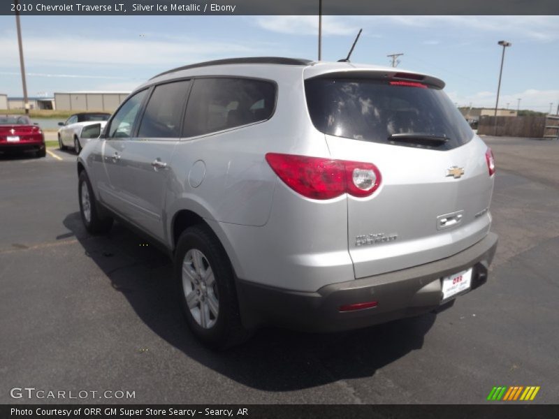 Silver Ice Metallic / Ebony 2010 Chevrolet Traverse LT