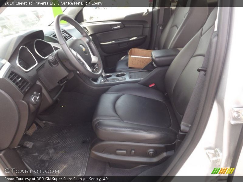 Silver Ice Metallic / Ebony 2010 Chevrolet Traverse LT