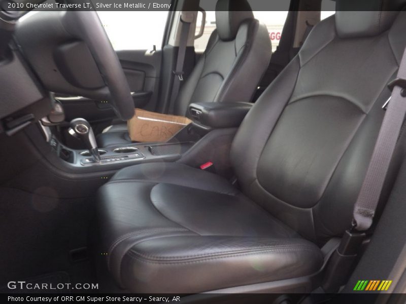 Silver Ice Metallic / Ebony 2010 Chevrolet Traverse LT