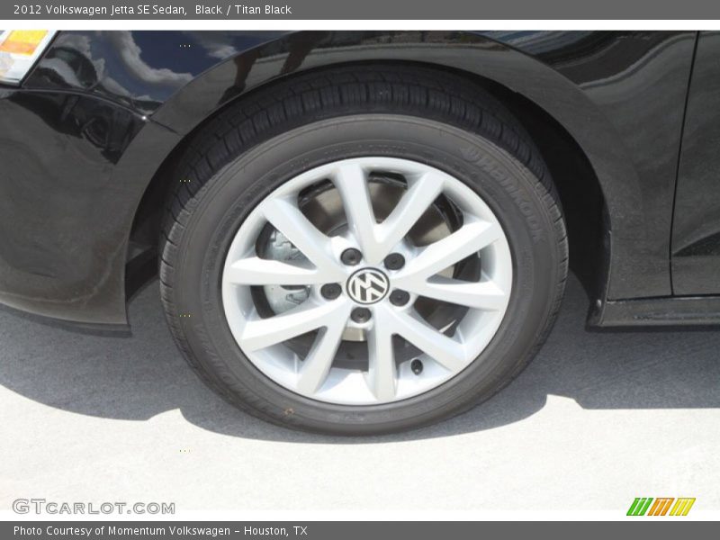 Black / Titan Black 2012 Volkswagen Jetta SE Sedan