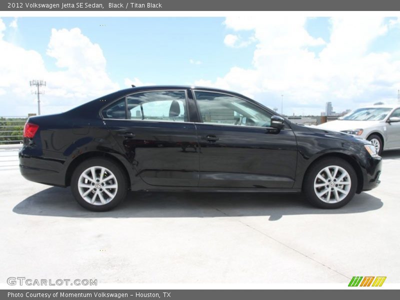 Black / Titan Black 2012 Volkswagen Jetta SE Sedan