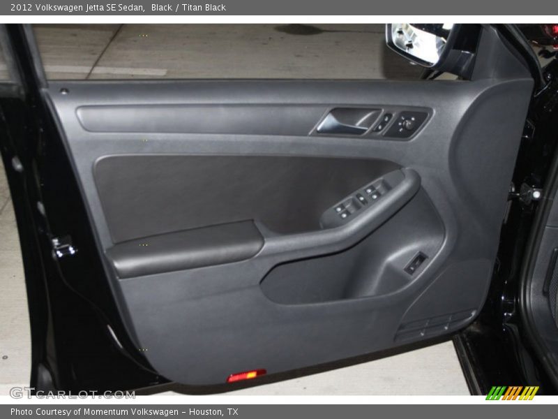 Black / Titan Black 2012 Volkswagen Jetta SE Sedan