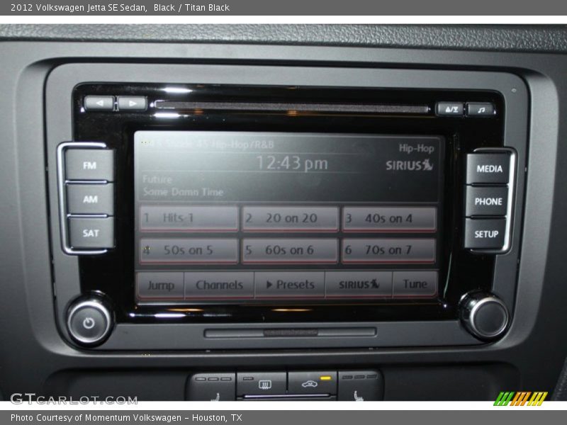 Black / Titan Black 2012 Volkswagen Jetta SE Sedan