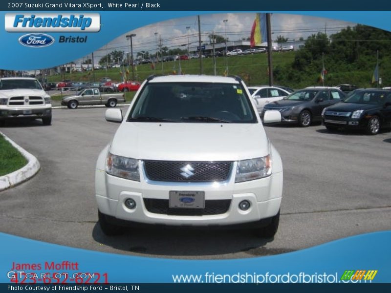 White Pearl / Black 2007 Suzuki Grand Vitara XSport