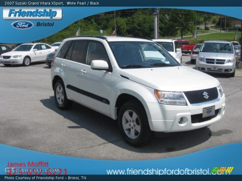 White Pearl / Black 2007 Suzuki Grand Vitara XSport