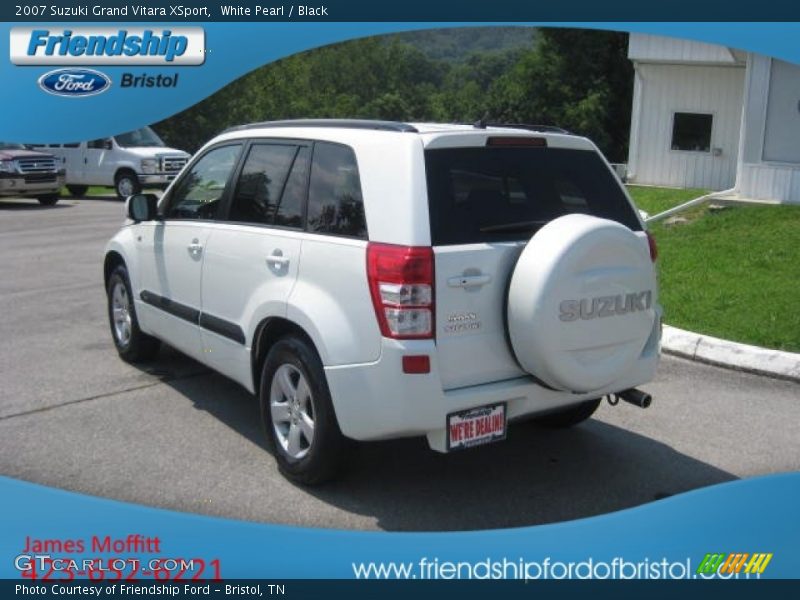 White Pearl / Black 2007 Suzuki Grand Vitara XSport