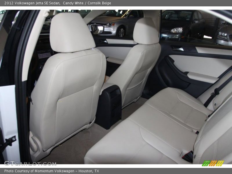 Candy White / Cornsilk Beige 2012 Volkswagen Jetta SE Sedan