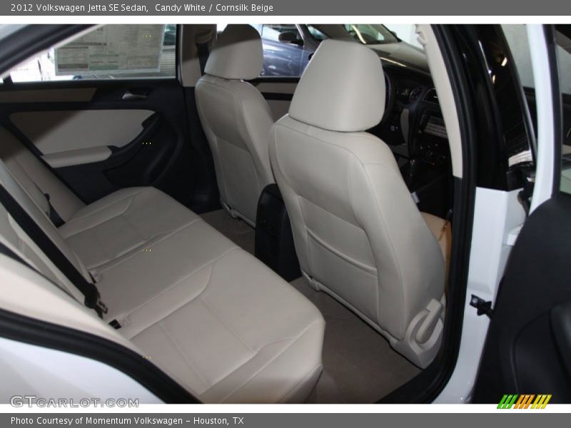 Candy White / Cornsilk Beige 2012 Volkswagen Jetta SE Sedan