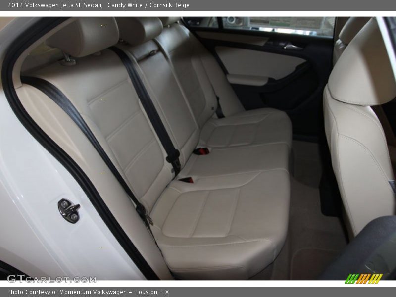 Candy White / Cornsilk Beige 2012 Volkswagen Jetta SE Sedan