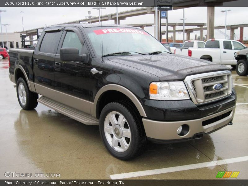 Black / Castano Brown Leather 2006 Ford F150 King Ranch SuperCrew 4x4