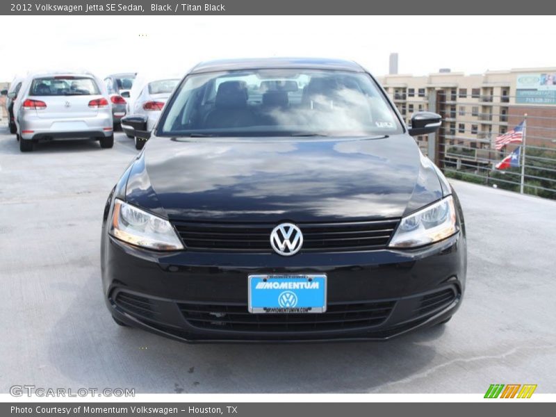 Black / Titan Black 2012 Volkswagen Jetta SE Sedan