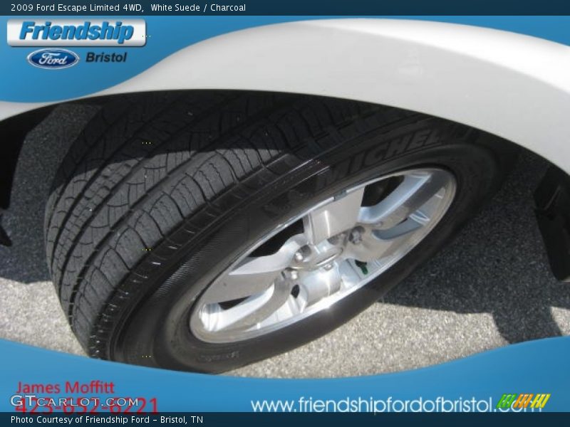 White Suede / Charcoal 2009 Ford Escape Limited 4WD