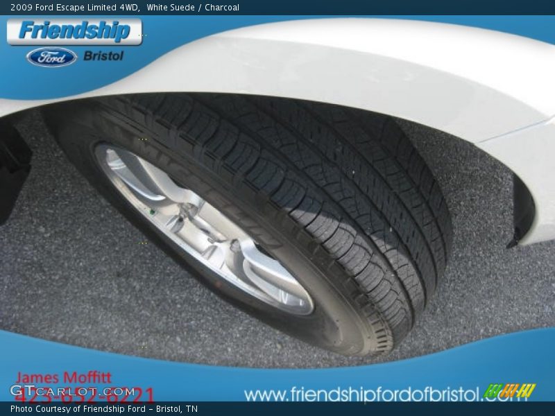 White Suede / Charcoal 2009 Ford Escape Limited 4WD