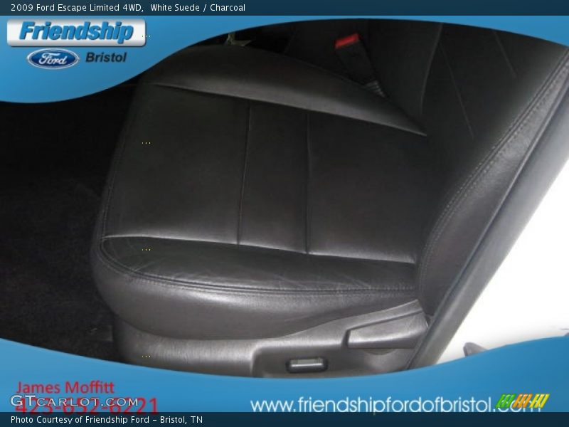 White Suede / Charcoal 2009 Ford Escape Limited 4WD