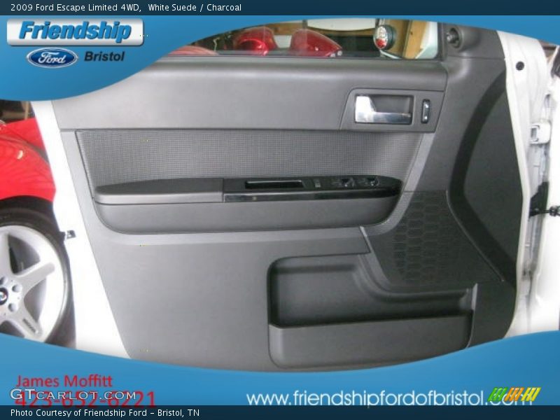 White Suede / Charcoal 2009 Ford Escape Limited 4WD