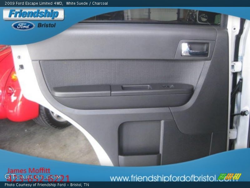 White Suede / Charcoal 2009 Ford Escape Limited 4WD