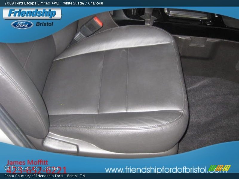 White Suede / Charcoal 2009 Ford Escape Limited 4WD