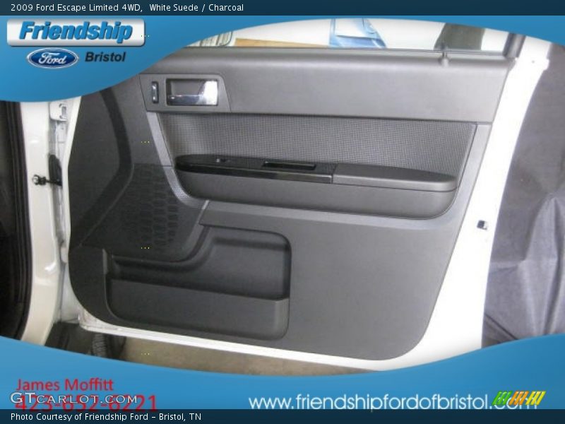 White Suede / Charcoal 2009 Ford Escape Limited 4WD