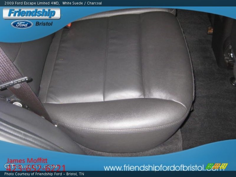 White Suede / Charcoal 2009 Ford Escape Limited 4WD
