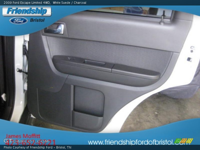 White Suede / Charcoal 2009 Ford Escape Limited 4WD