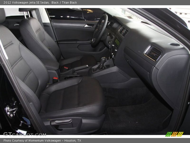 Black / Titan Black 2012 Volkswagen Jetta SE Sedan