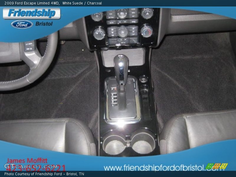 White Suede / Charcoal 2009 Ford Escape Limited 4WD