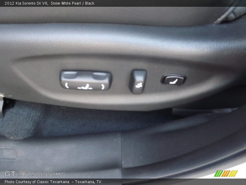 Snow White Pearl / Black 2012 Kia Sorento SX V6