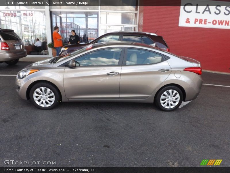 Desert Bronze / Beige 2011 Hyundai Elantra GLS