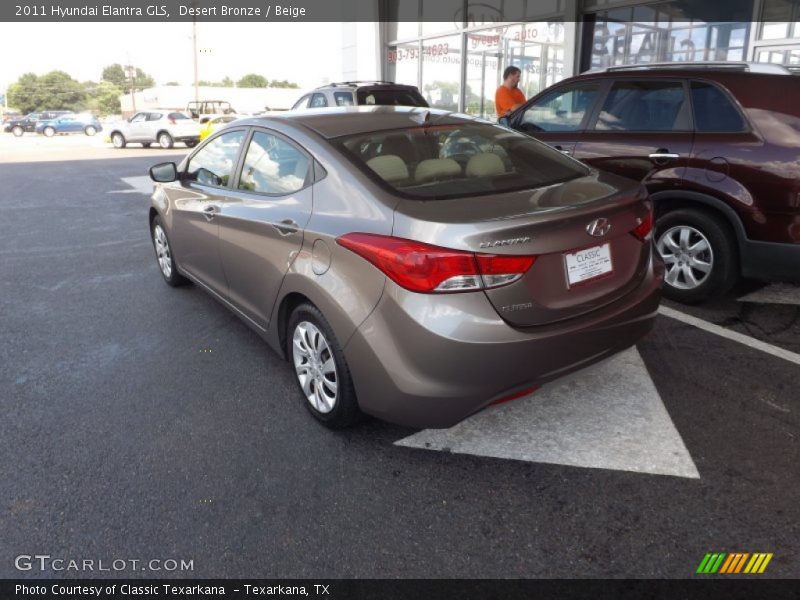 Desert Bronze / Beige 2011 Hyundai Elantra GLS