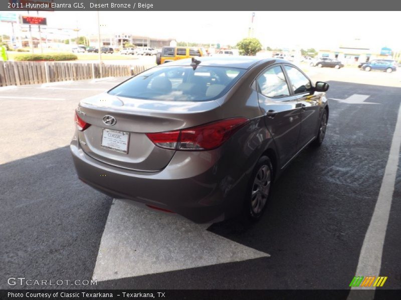 Desert Bronze / Beige 2011 Hyundai Elantra GLS