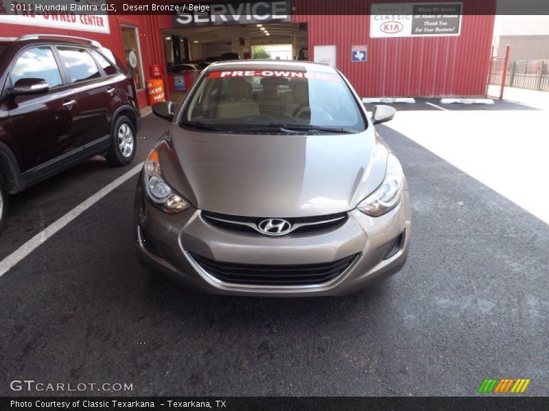 Desert Bronze / Beige 2011 Hyundai Elantra GLS