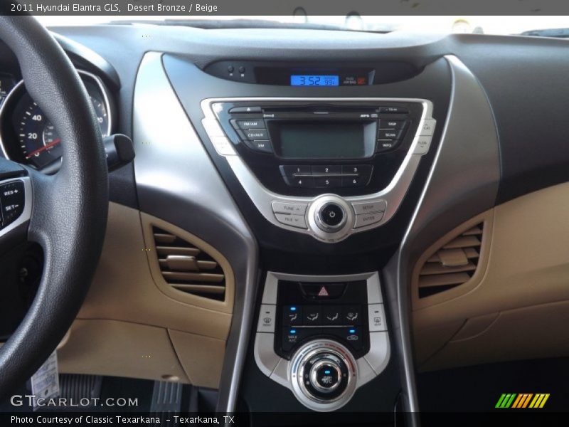 Desert Bronze / Beige 2011 Hyundai Elantra GLS