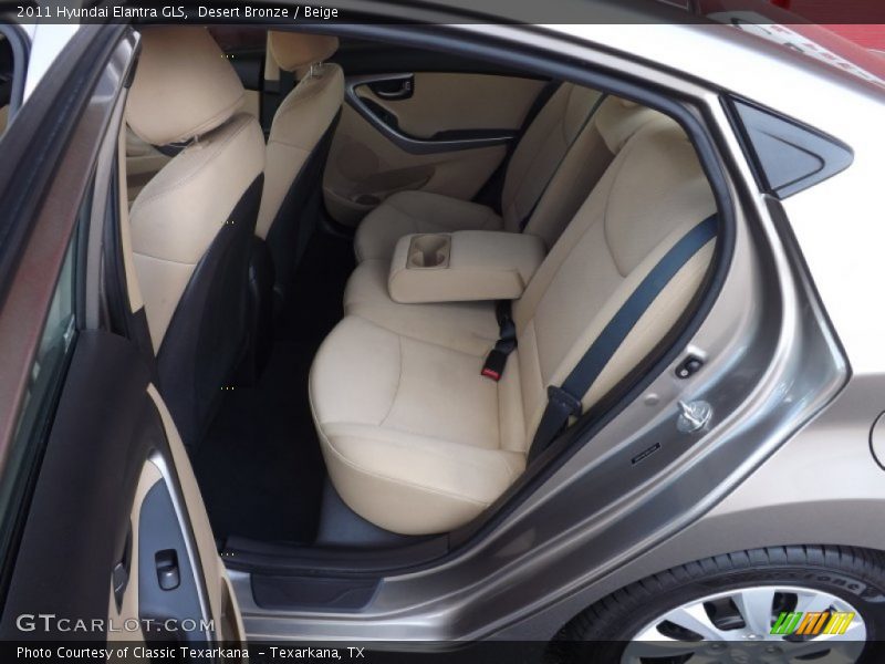 Desert Bronze / Beige 2011 Hyundai Elantra GLS