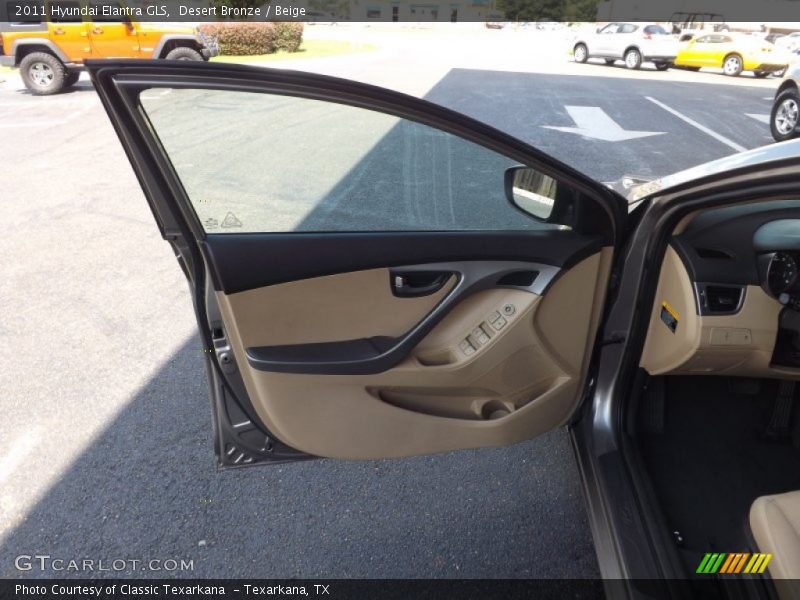 Desert Bronze / Beige 2011 Hyundai Elantra GLS