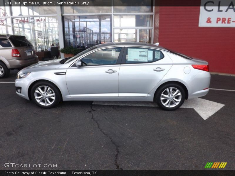 Bright Silver Metallic / Gray 2013 Kia Optima EX