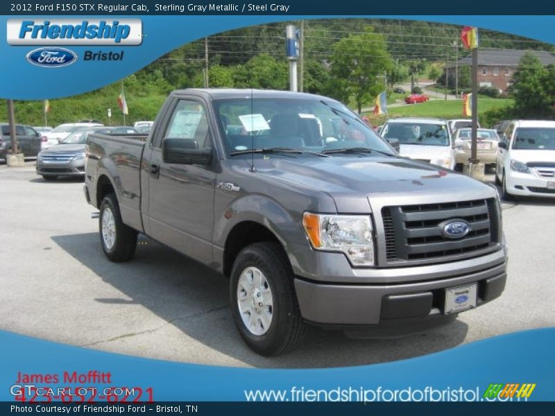 Sterling Gray Metallic / Steel Gray 2012 Ford F150 STX Regular Cab
