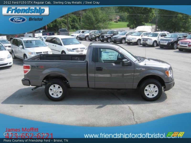 Sterling Gray Metallic / Steel Gray 2012 Ford F150 STX Regular Cab