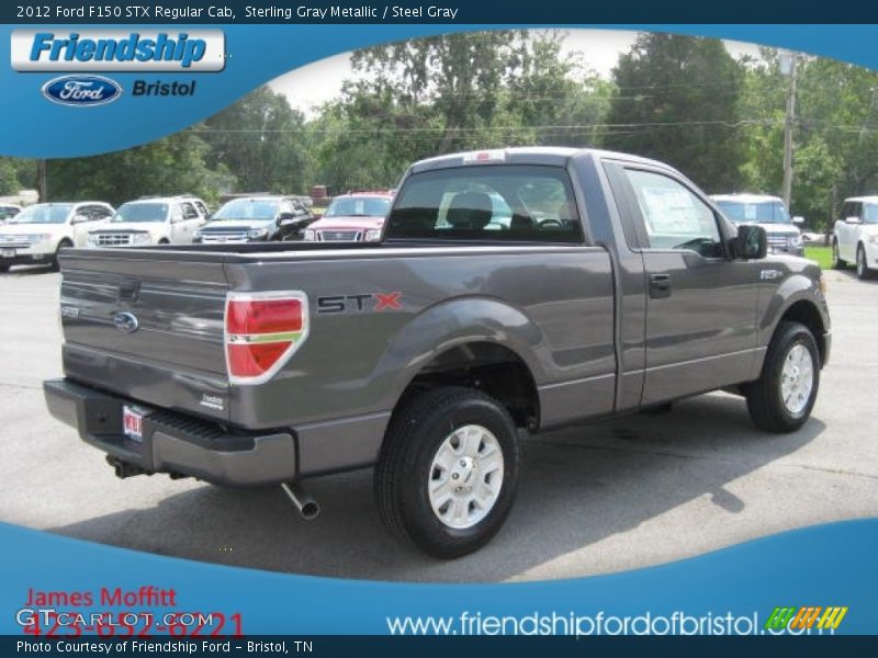 Sterling Gray Metallic / Steel Gray 2012 Ford F150 STX Regular Cab